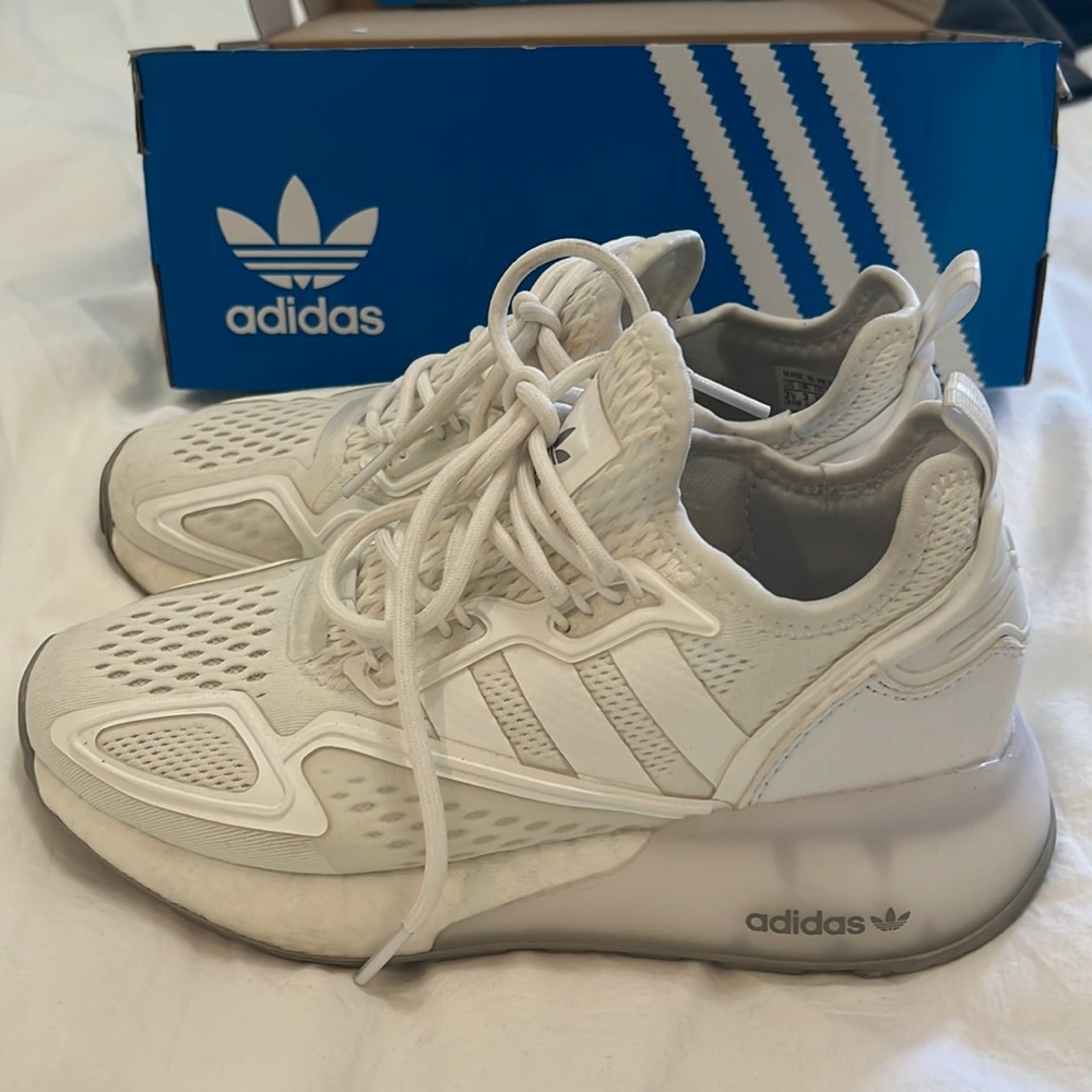 Adidas ZX 2K Boost White Sneakers